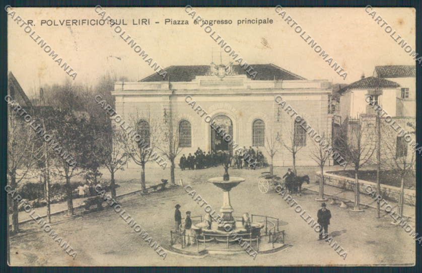 Frosinone Isola del Liri Polverificio cartolina MV1384 – fronte