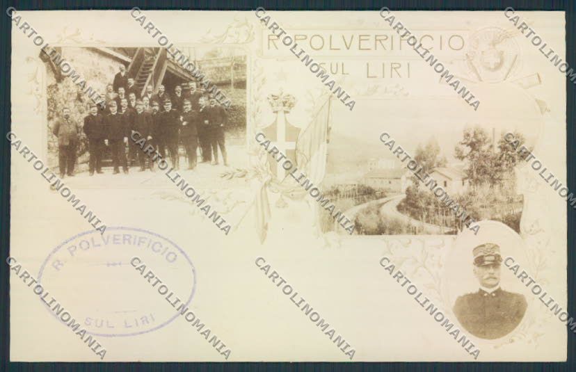 Frosinone Isola Liri Polverificio Fotocartolina MV1385 – fronte