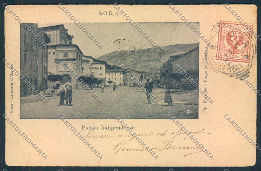 Frosinone Sora cartolina MV1402 – fronte