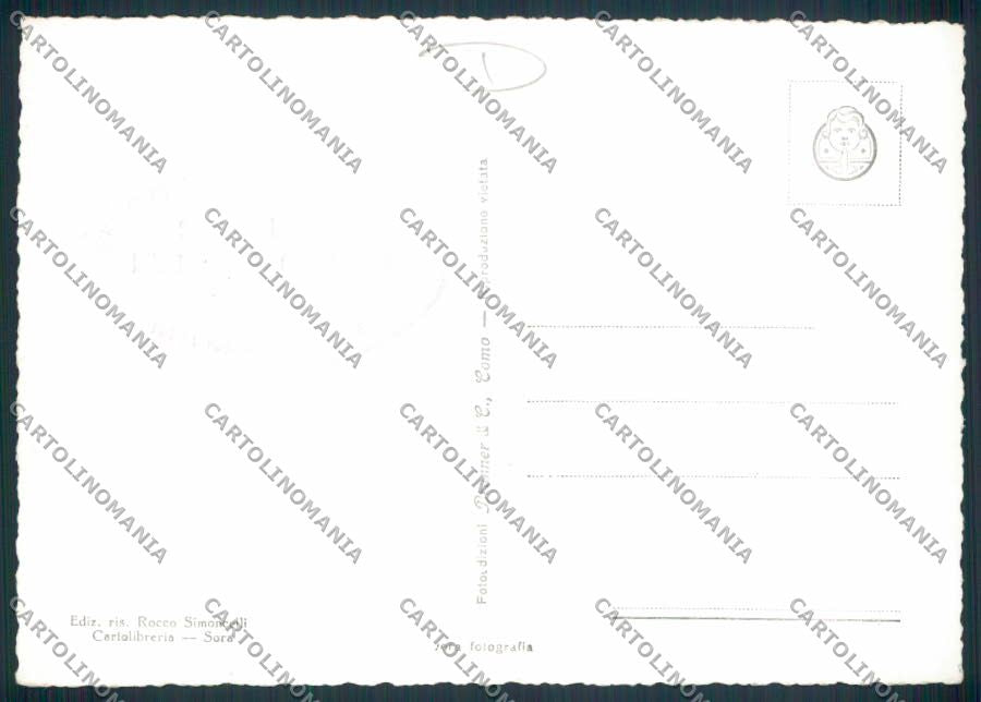 Frosinone Sora ABRASA Foto FG cartolina MV1407 – retro