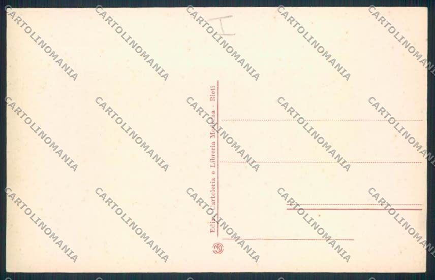 Rieti cartolina MV1419 – retro