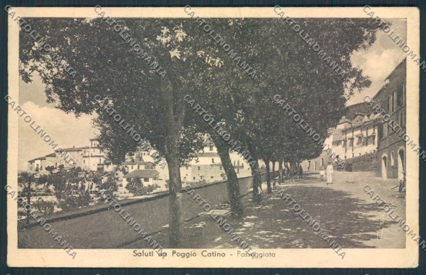 Rieti Poggio Catino PIEGHE cartolina MV1436 – fronte