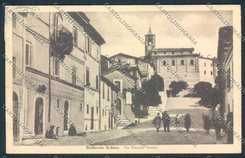 Rieti Belmonte Sabino cartolina MV1440 – fronte