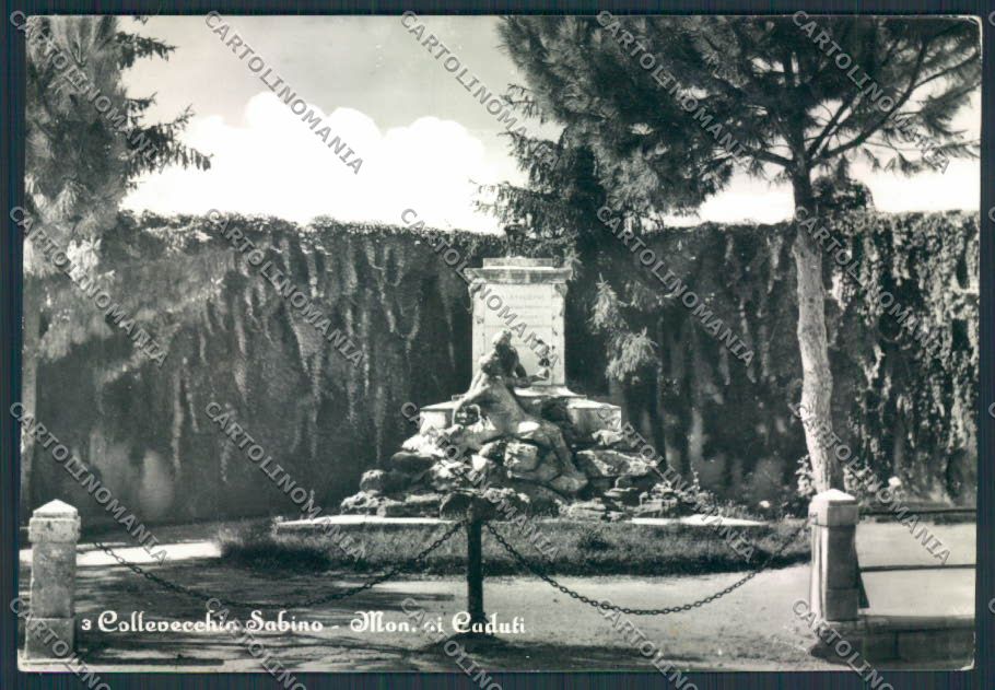 Rieti Collevecchio Sabino Foto FG cartolina MV1466 – fronte