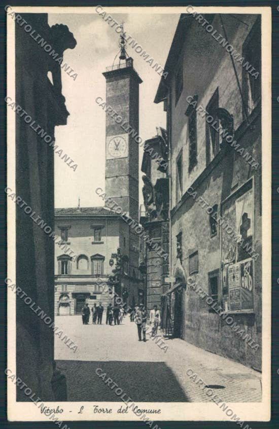 Viterbo cartolina MV1480 – fronte