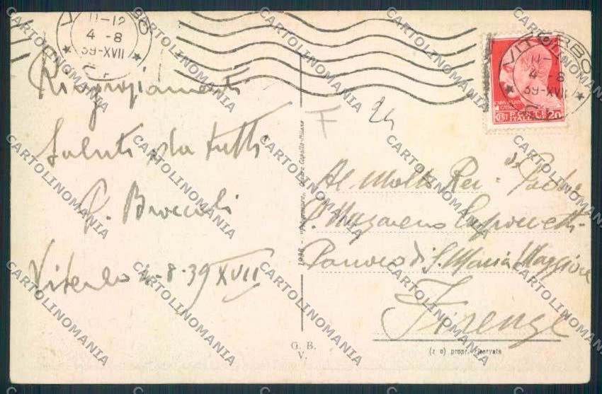 Viterbo cartolina MV1480 – retro