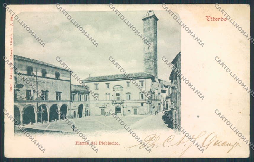 Viterbo cartolina MV1487 – fronte