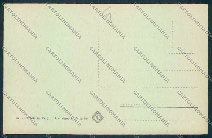 Viterbo cartolina MV1488 – retro