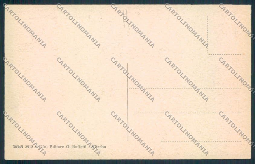 Viterbo cartolina MV1493 – retro