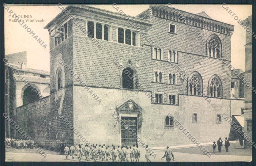 Viterbo Tarquinia cartolina MV1554 – fronte