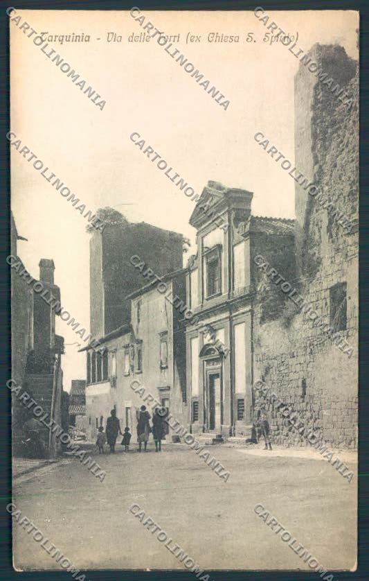 Viterbo Tarquinia cartolina MV1557 – fronte