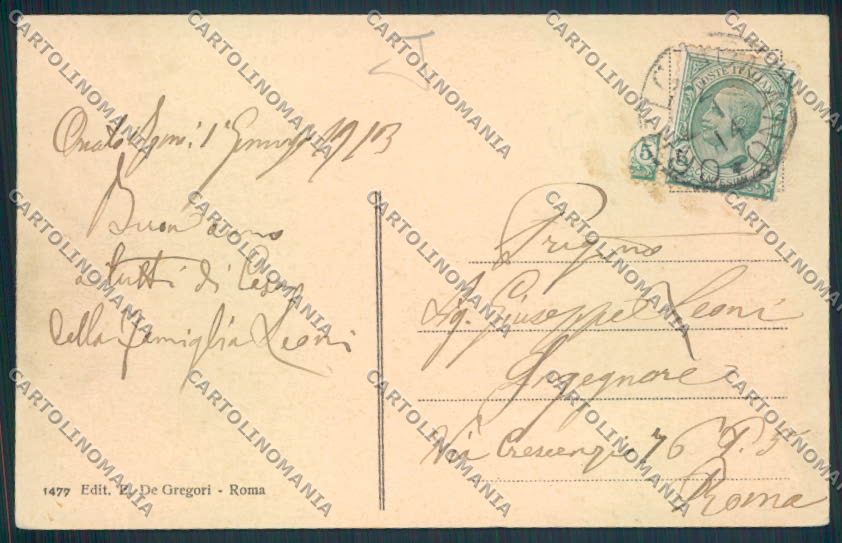 Viterbo Oriolo Romano cartolina MV1568 – retro