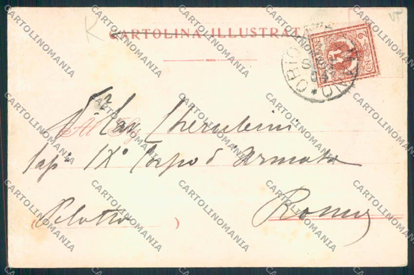 Viterbo Oriolo Romano cartolina MV1570 – retro