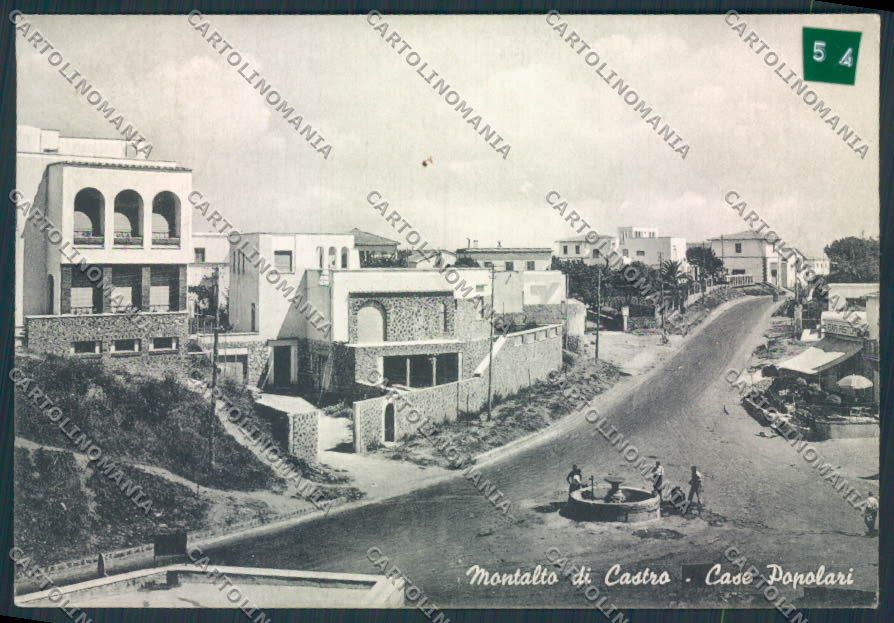 Viterbo Montalto ADESIVO Foto FG cartolina MV1585 – fronte