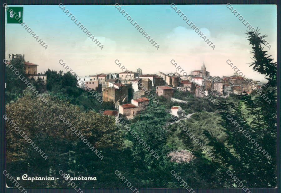 Viterbo Capranica ADESIVO Foto FG cartolina MV1610 – fronte
