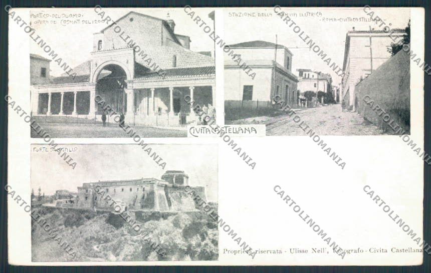 Viterbo Civita Castellana Stazione cartolina MV1636 – fronte