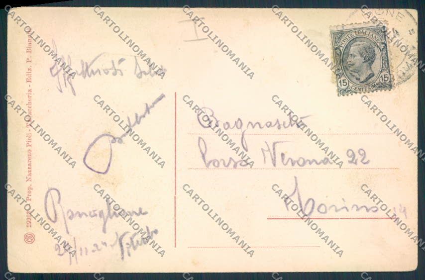 Viterbo Ronciglione cartolina MV1652 – retro