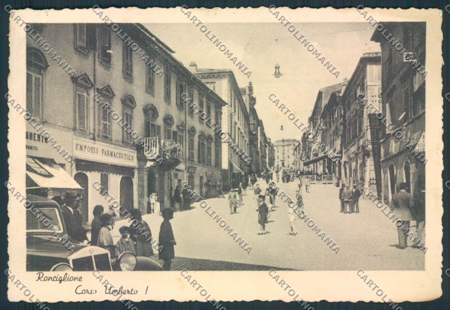 Viterbo Ronciglione Farmacia FG cartolina MV1659 – fronte