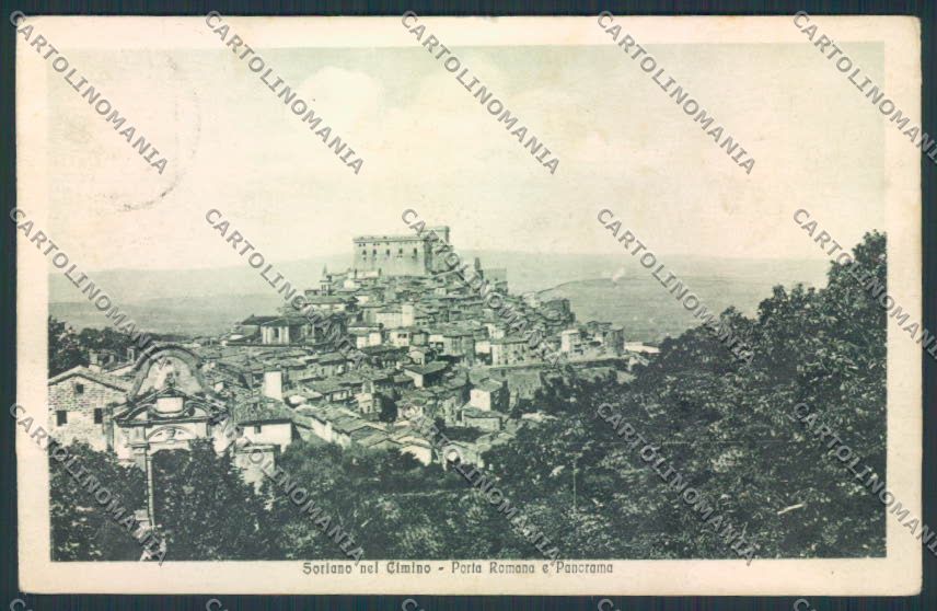 Viterbo Soriano nel Cimino cartolina MV1660 – fronte
