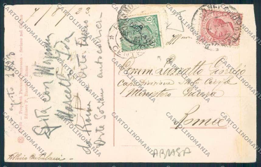 Viterbo Soriano nel Cimino ABRASA cartolina MV1665 – retro