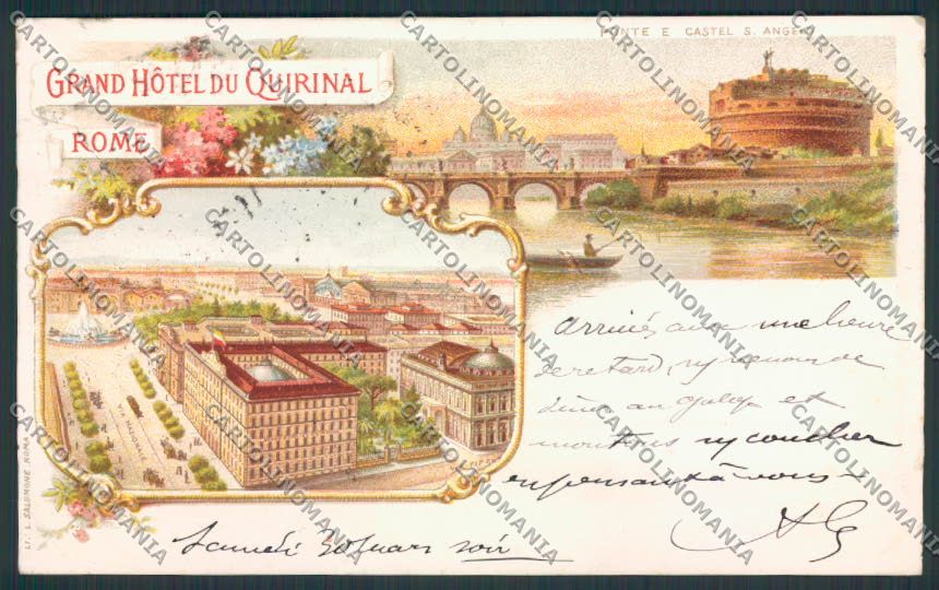 Roma Città Gruss Hotel cartolina MV1681 – fronte