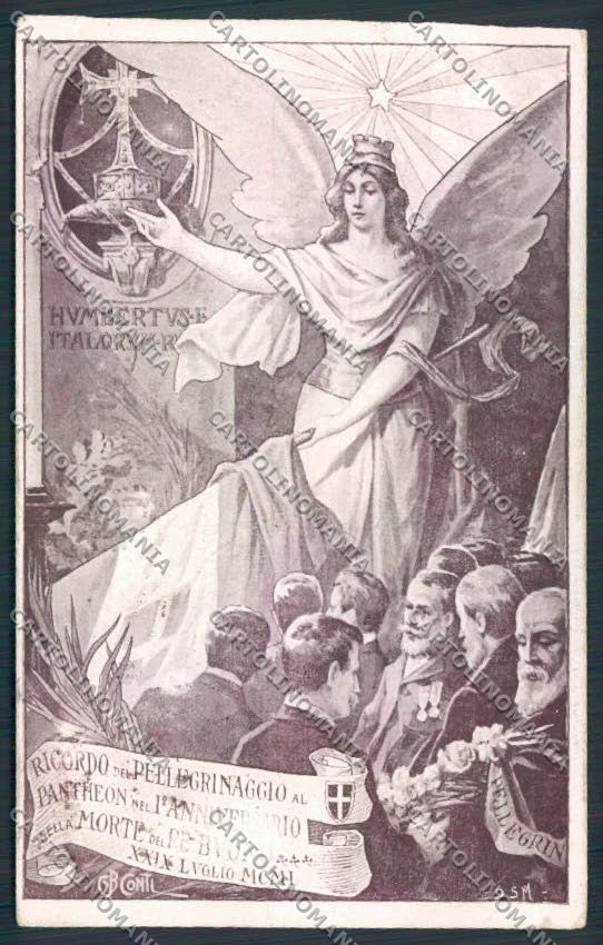 Roma Città Commemorativa Conti cartolina MV1704 – fronte