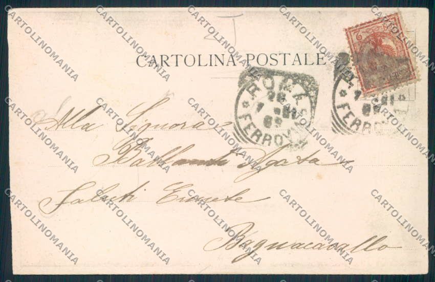 Roma Città Commemorativa Conti cartolina MV1704 – retro