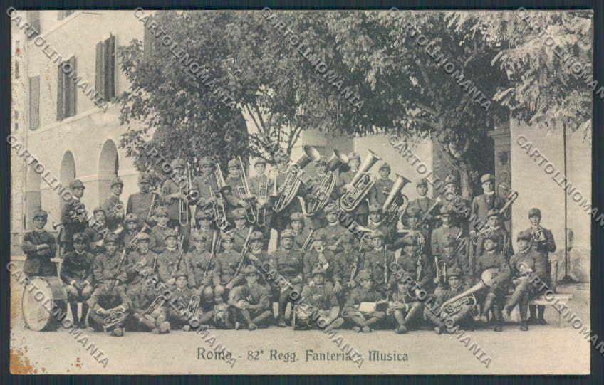 Roma Città Fanteria Banda Musicale cartolina MV1715 – fronte