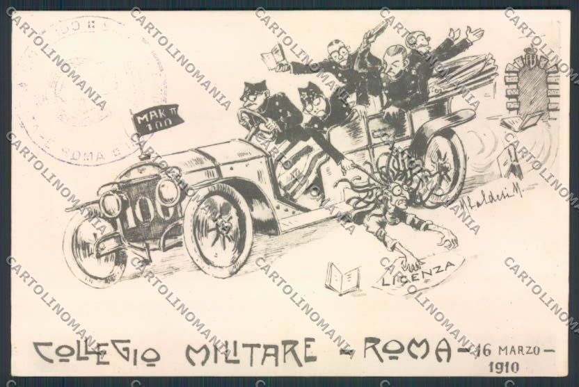 Roma Città Collegio Militare cartolina MV1718 – fronte