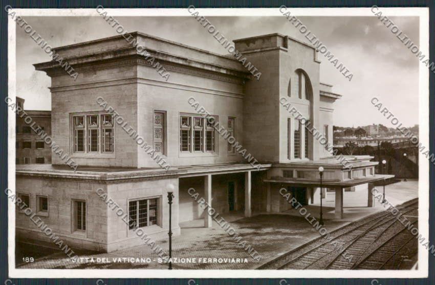 Roma Città del Vaticano Stazione Foto cartolina MV1719 – fronte