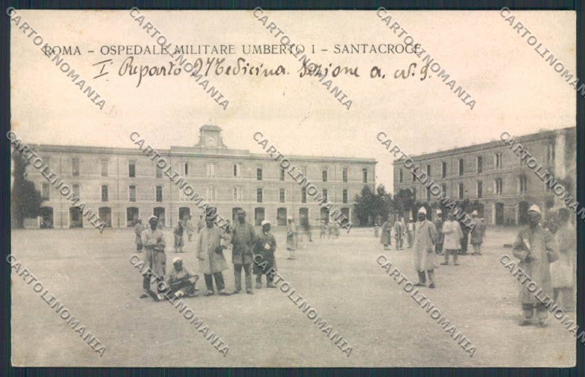Roma Ospedale Militare Santacroce cartolina MV1721 – fronte