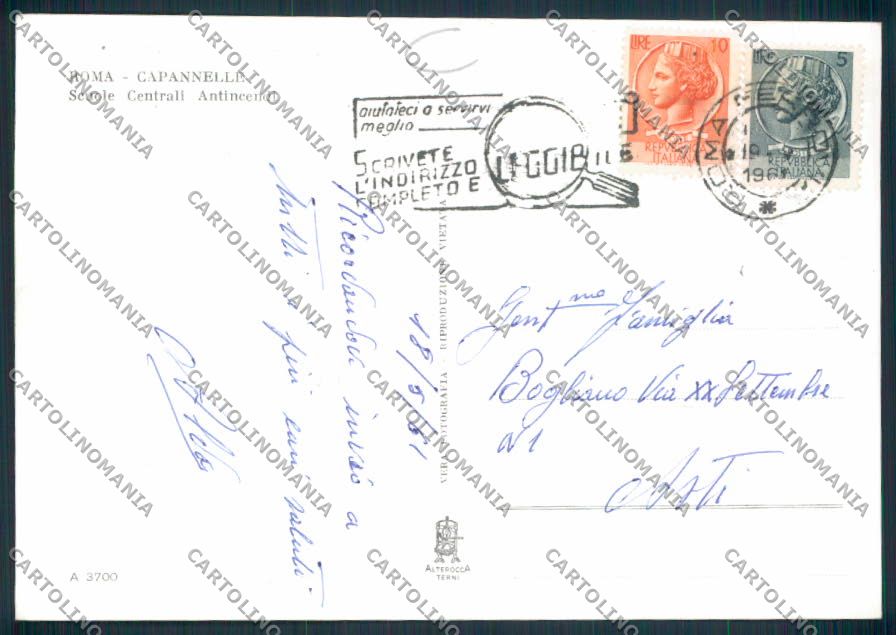 Roma Città ADESIVO Foto FG cartolina MV1727 – retro