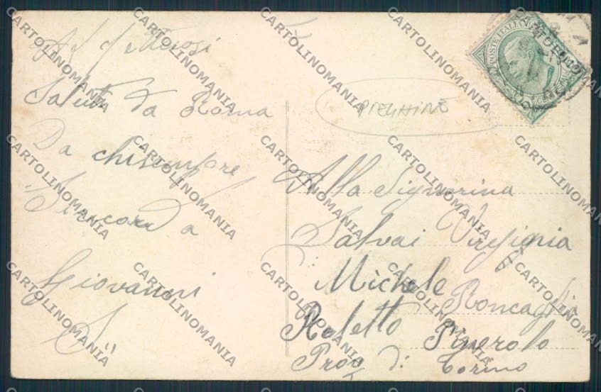 Roma Città Saluti da PIEGHINE cartolina MV1736 – retro