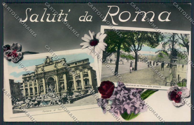 Roma Città Saluti da Foto cartolina MV1740 – fronte