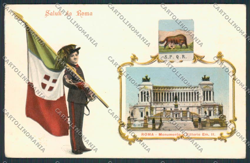 Roma Città Saluti da cartolina MV1742 – fronte