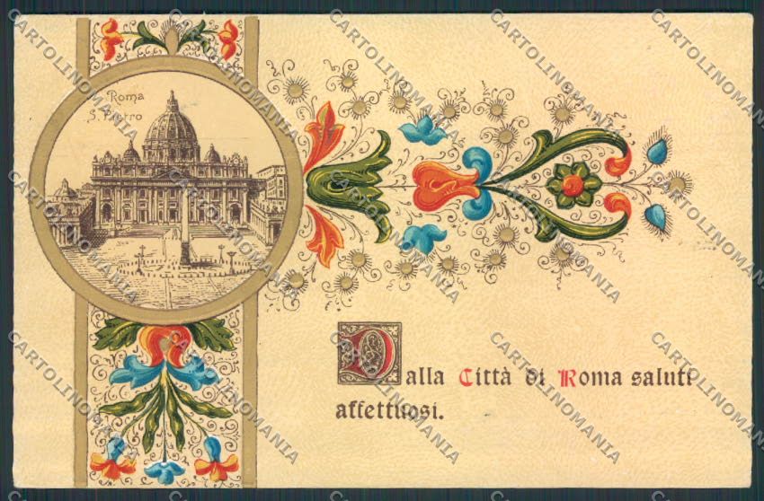 Roma Città Saluti da cartolina MV1744 – fronte