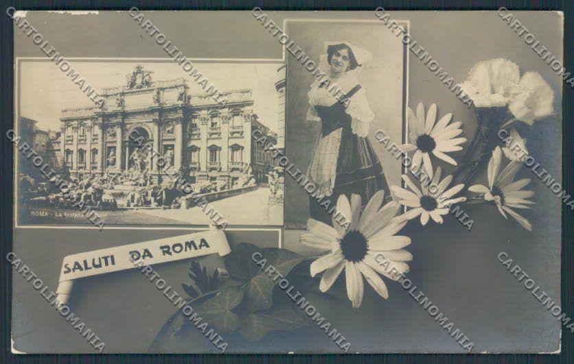 Roma Città Saluti da Foto cartolina MV1749 – fronte