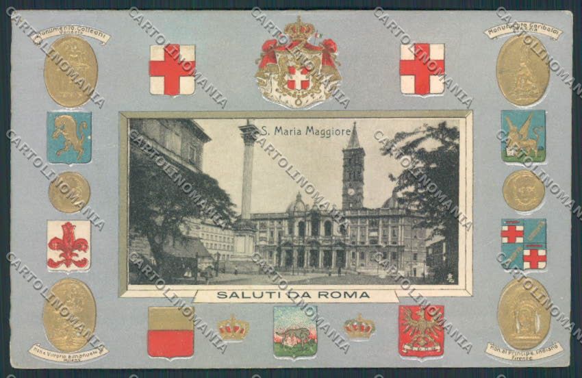 Roma Città Saluti da FORO cartolina MV1750 – fronte