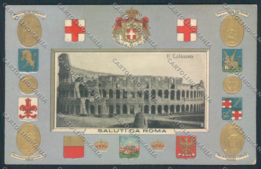 Roma Città Saluti da cartolina MV1751 – fronte