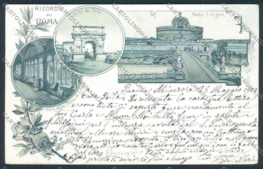 Roma Città Gruss cartolina MV1754 – fronte