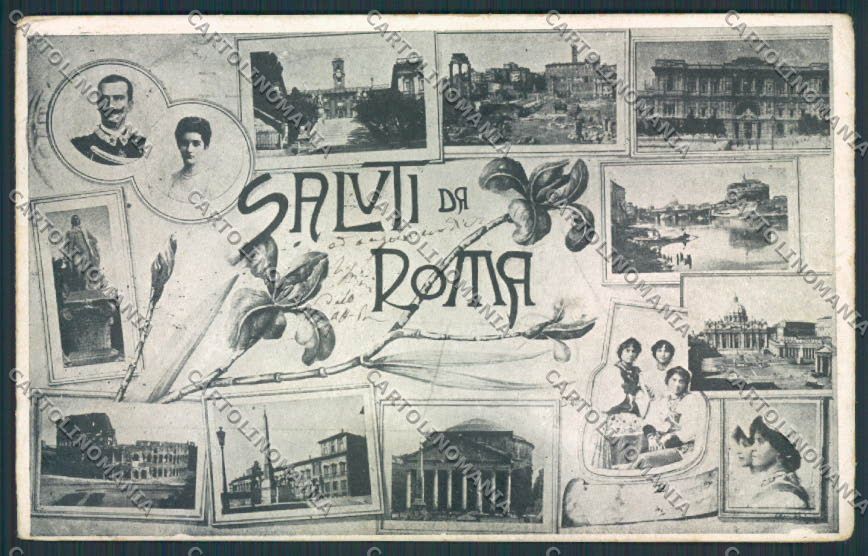 Roma Città Saluti da Savoia cartolina MV1763 – fronte