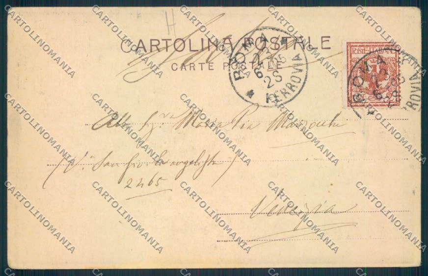 Roma Città Saluti da Savoia cartolina MV1763 – retro