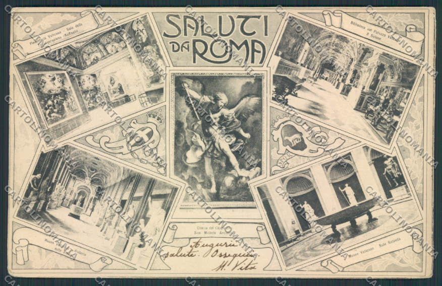 Roma Città Saluti da del Vaticano cartolina MV1765 – fronte