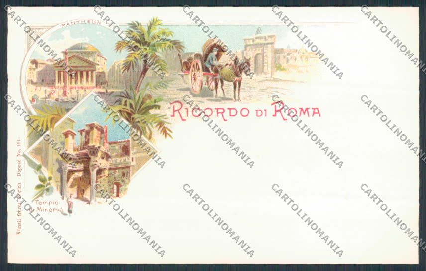 Roma Città Saluti da cartolina MV1766 – fronte