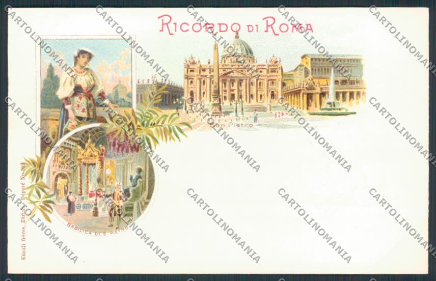 Roma Città Saluti da cartolina MV1768 – fronte