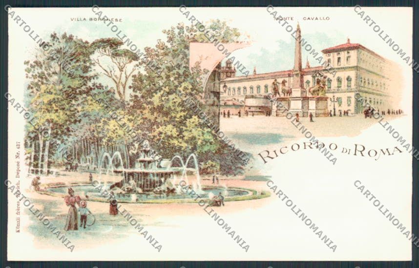 Roma Città Saluti da cartolina MV1771 – fronte