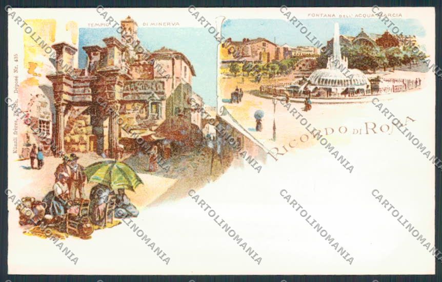 Roma Città Saluti da cartolina MV1773 – fronte