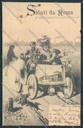 Roma Città Saluti da Automobile cartolina MV1781 – fronte