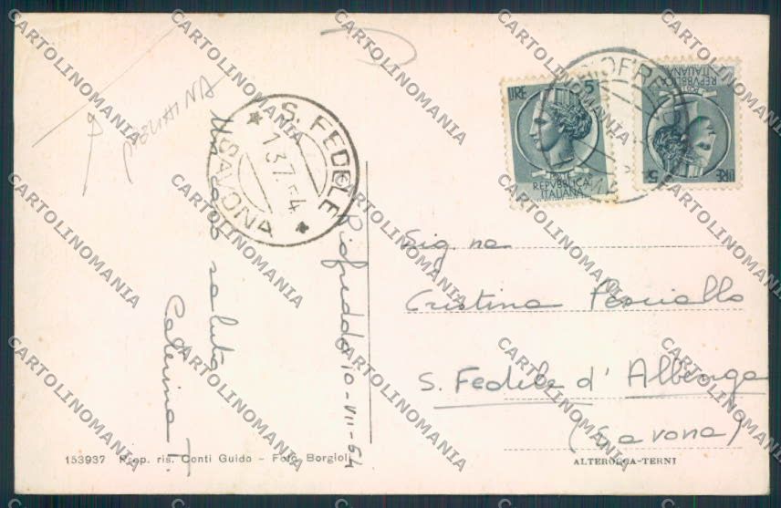Roma Riofreddo PIEGHINA cartolina MV1793 – retro