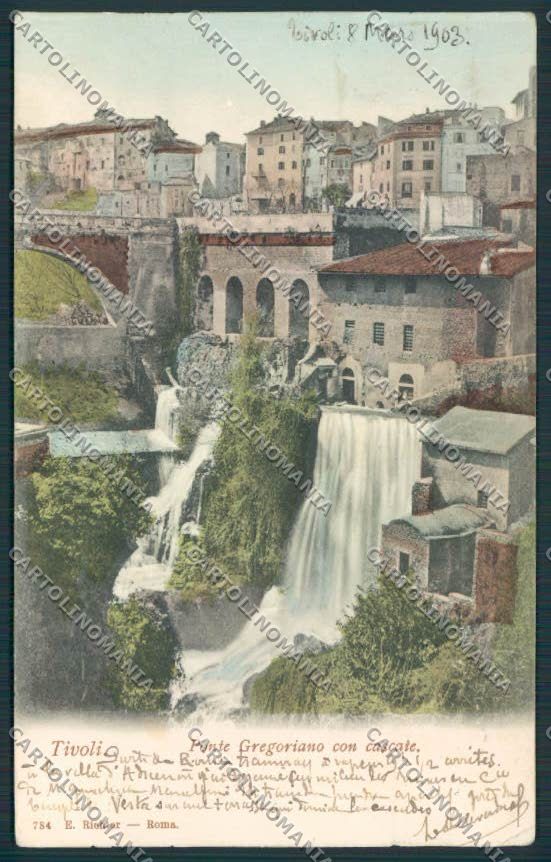Roma Tivoli cartolina MV1806 – fronte